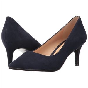 Nine West blue suade pumps 10.5